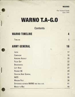 WARNO - Digital Guides