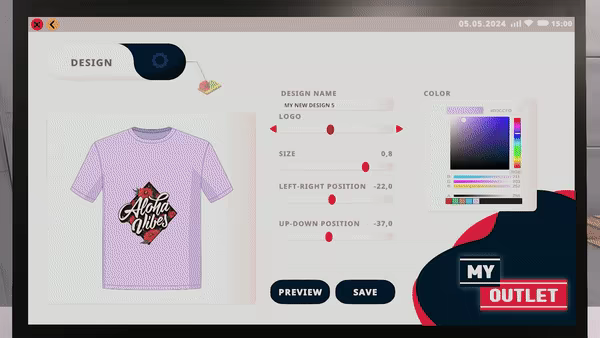 Factory Outlet Simulator video 3