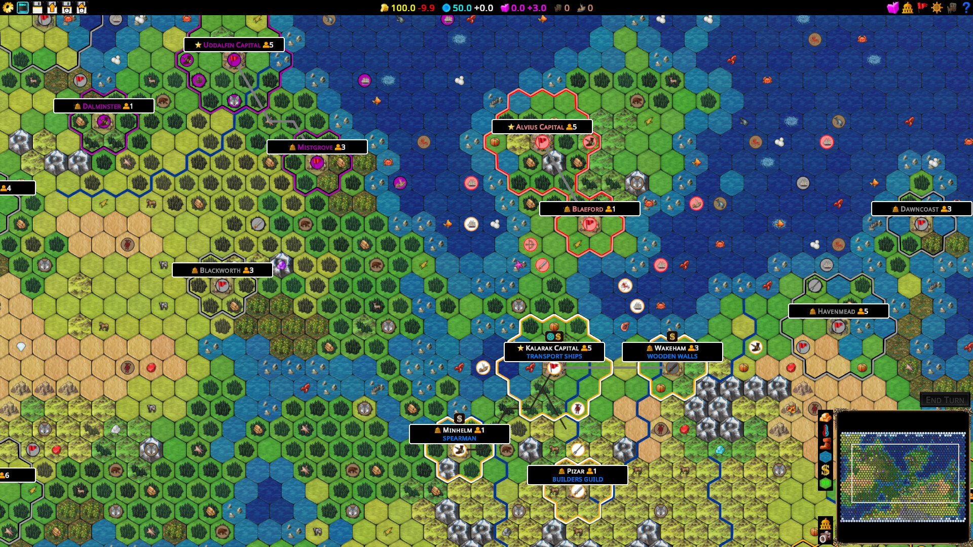 Wizard Warfare 2: Cephalopod Wars Demo Featured Screenshot #1