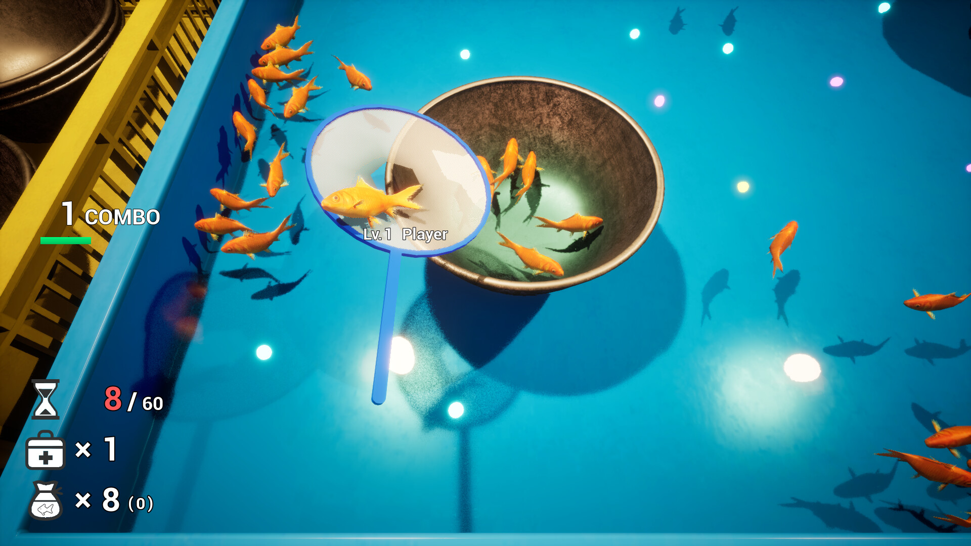 Battle of Goldfish Scooping screenshot #1