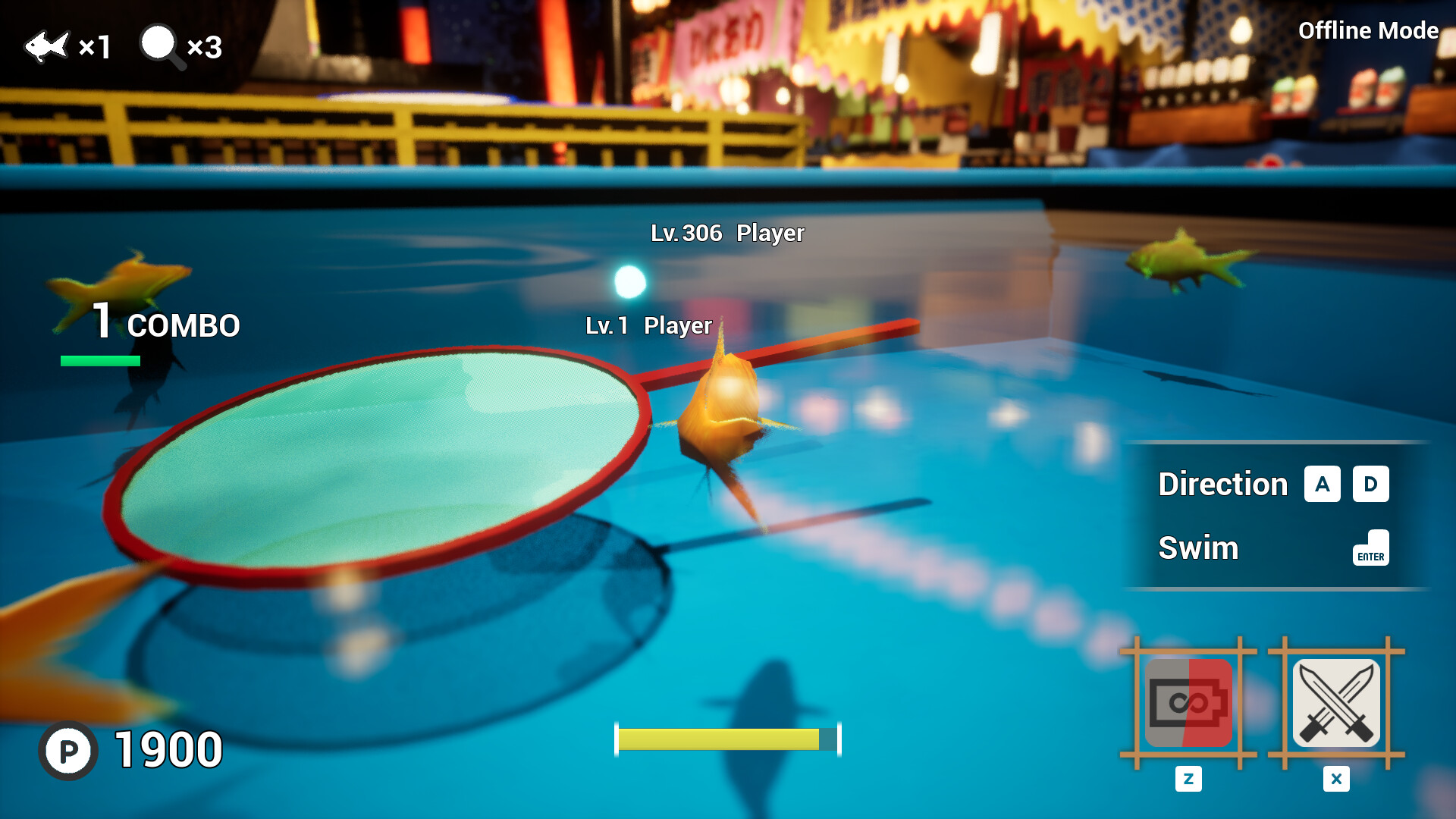 Battle of Goldfish Scooping screenshot #2