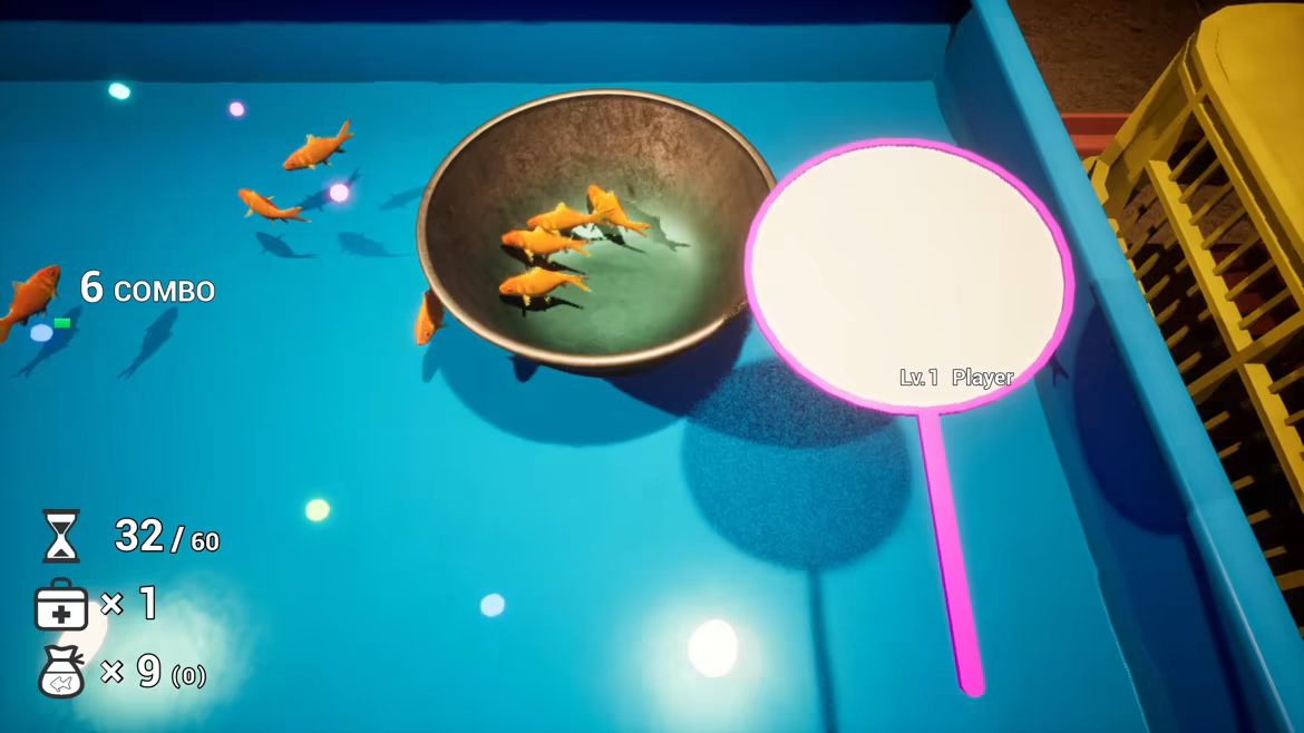 Battle of Goldfish Scooping video 1
