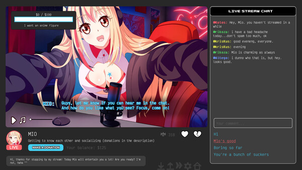 I Hate My Waifu Streamer screenshot 1
