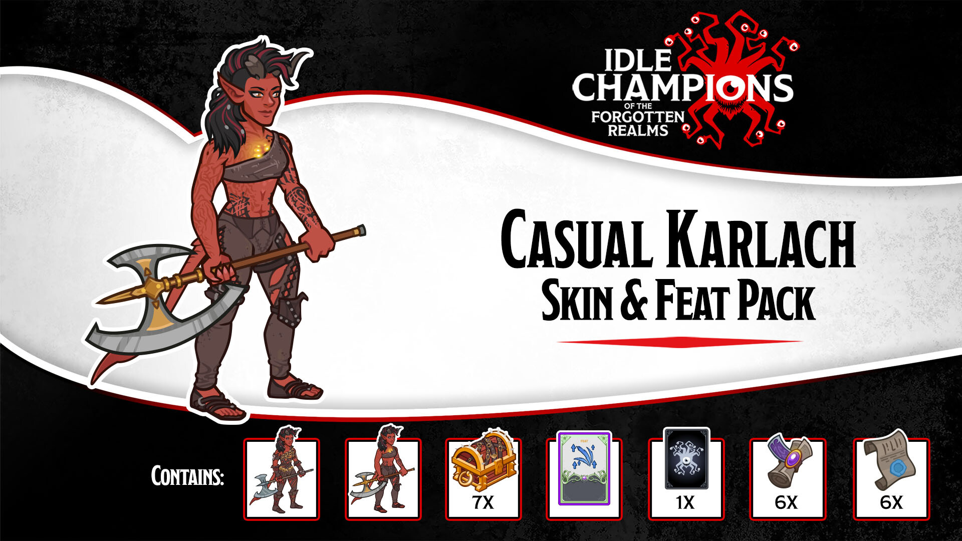 Idle Champions - Casual Karlach Skin & Feat Pack Featured Screenshot #1