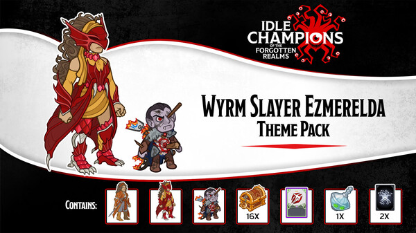 Idle Champions - Wyrm Slayer Ezmerelda Theme Pack