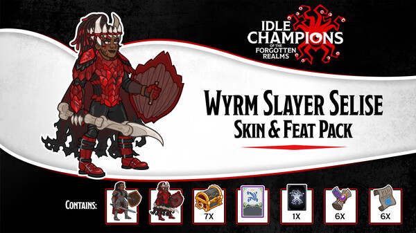 Idle Champions - Wyrm Slayer Selise Skin & Feat Pack