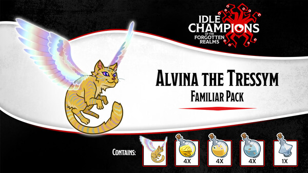 Idle Champions - Alvina the Tressym Familiar Pack