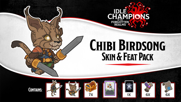 Idle Champions - Chibi Birdsong Skin & Feat Pack
