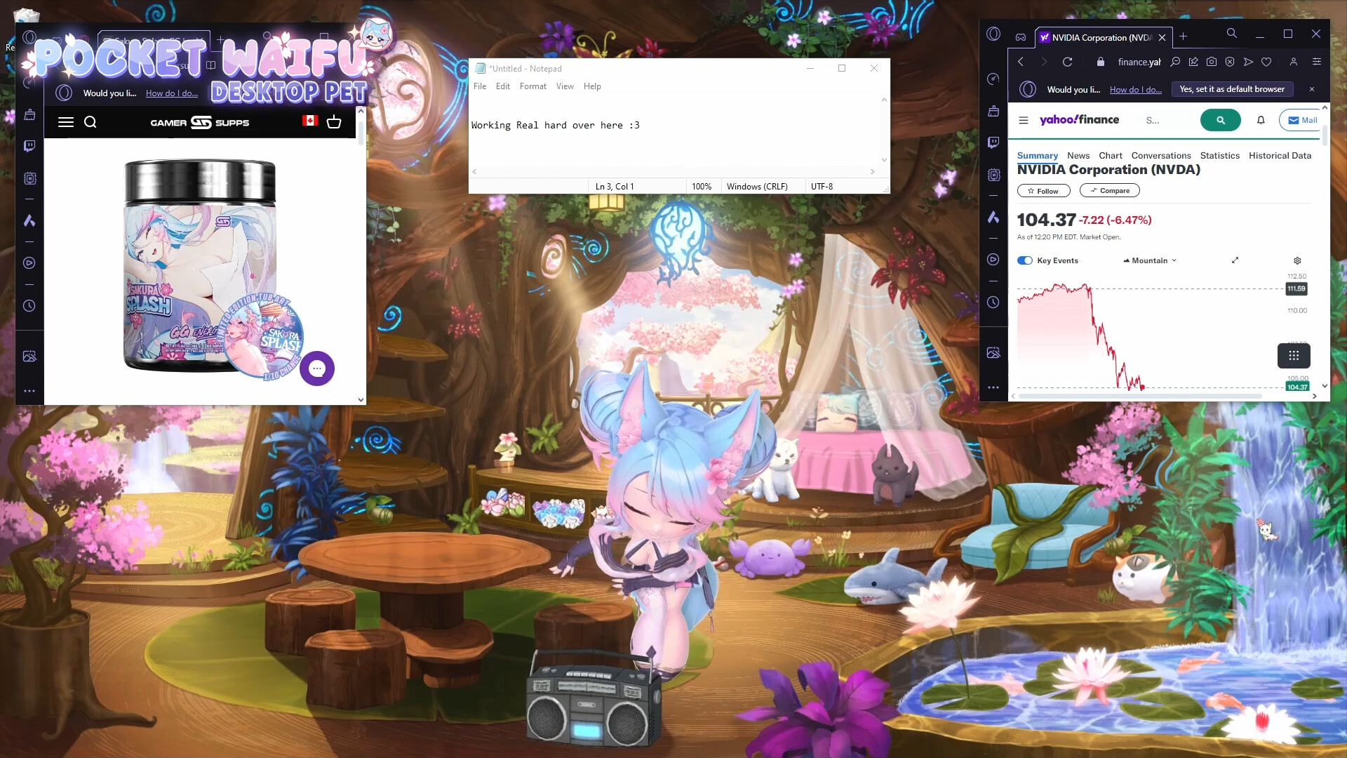 Pocket Waifu: Desktop Pet screenshot #5