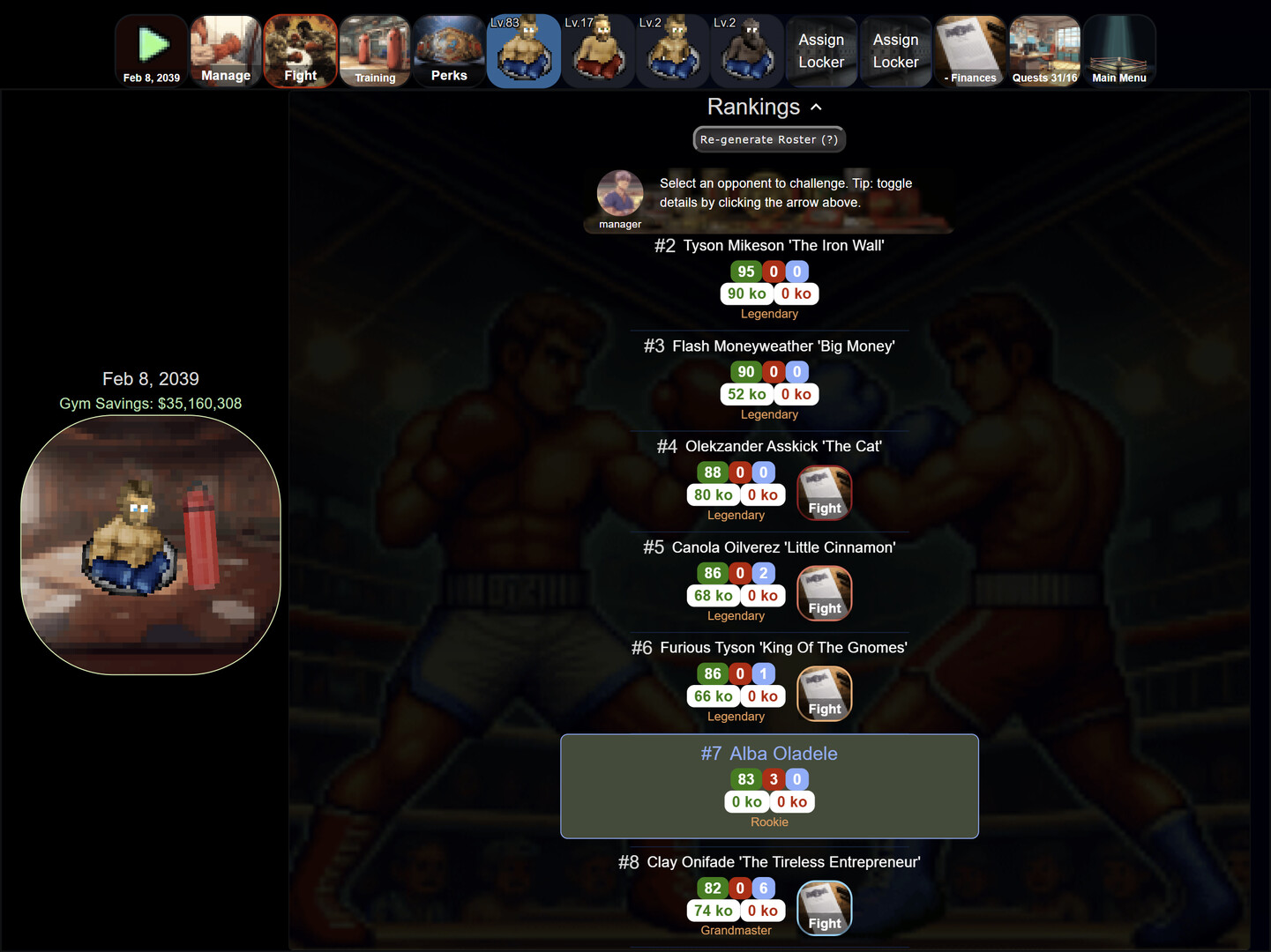 Turn Based Boxing: Tactics - Legends Edition screenshot screenshot 3