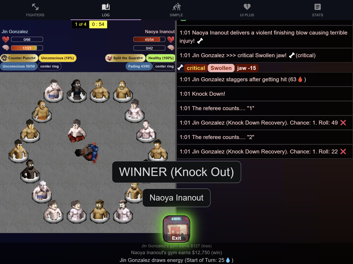 Turn Based Boxing: Tactics - Legends Edition screenshot screenshot 9