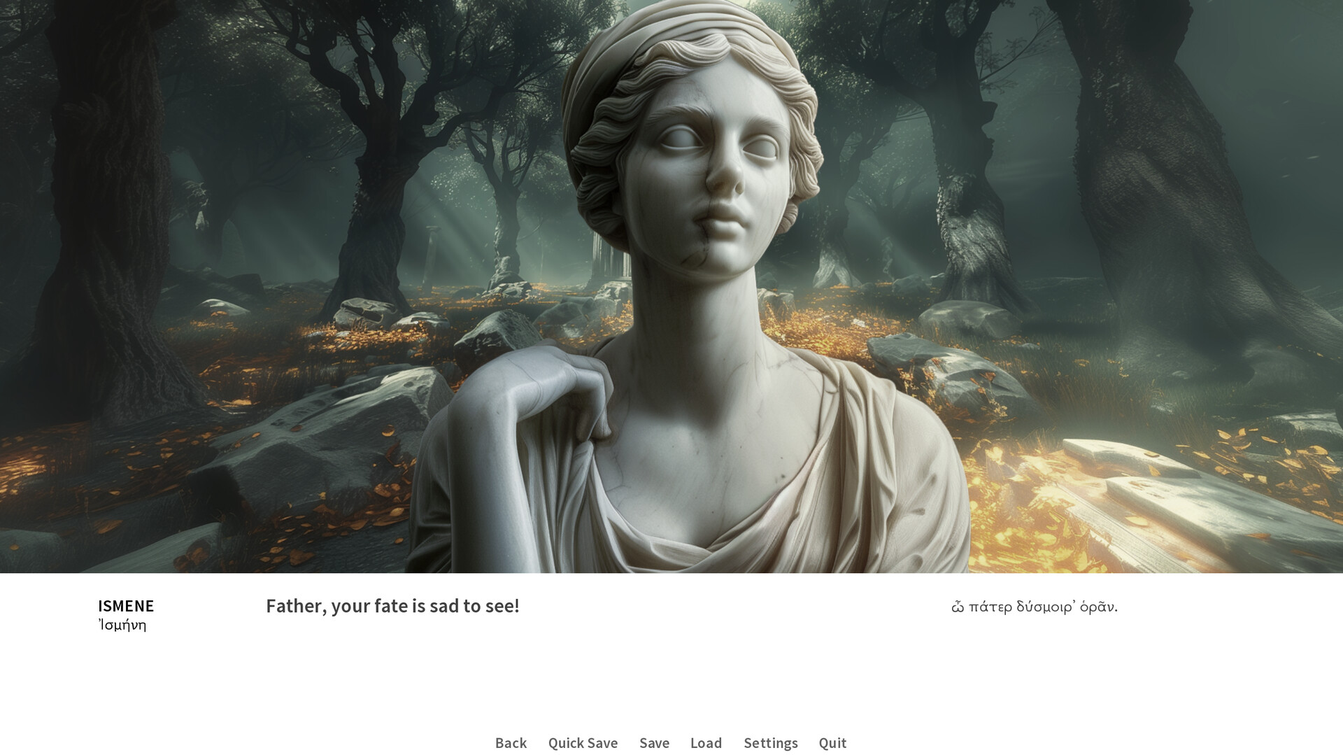 Oedipus/Antigone screenshot 17
