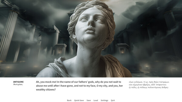 Oedipus/Antigone screenshot 3