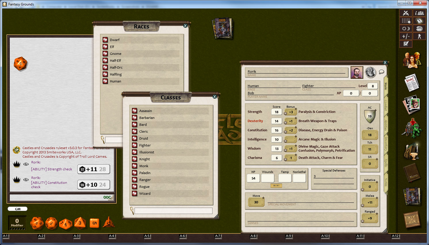 Fantasy Grounds - Castles & Crusades Ruleset Featured Screenshot #1