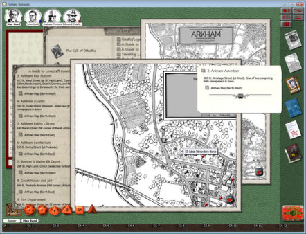 Screenshot z Fantasy Grounds - Call of Cthulhu Ruleset Screenshot z Fantasy Grounds - Call of Cthulhu Ruleset