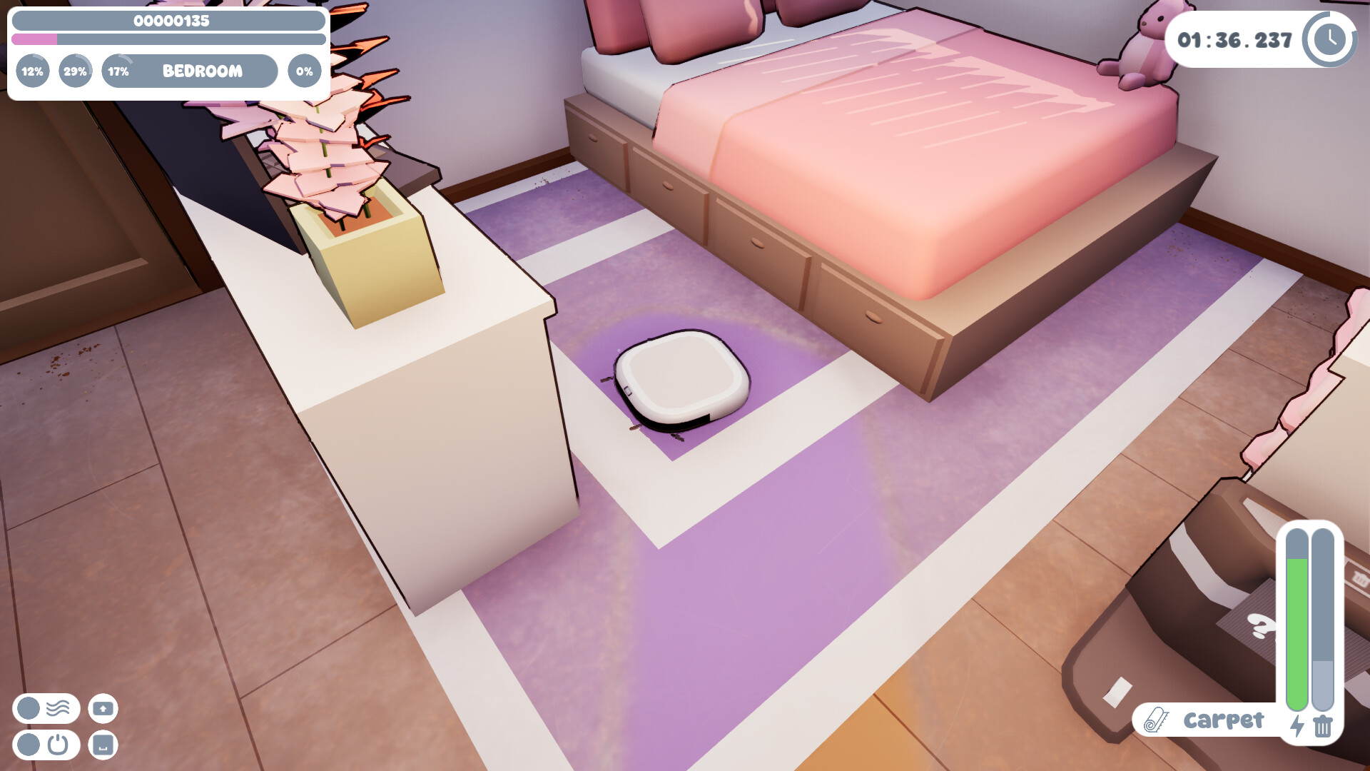VacuuBot: Home Cleaning Simulator screenshot 6