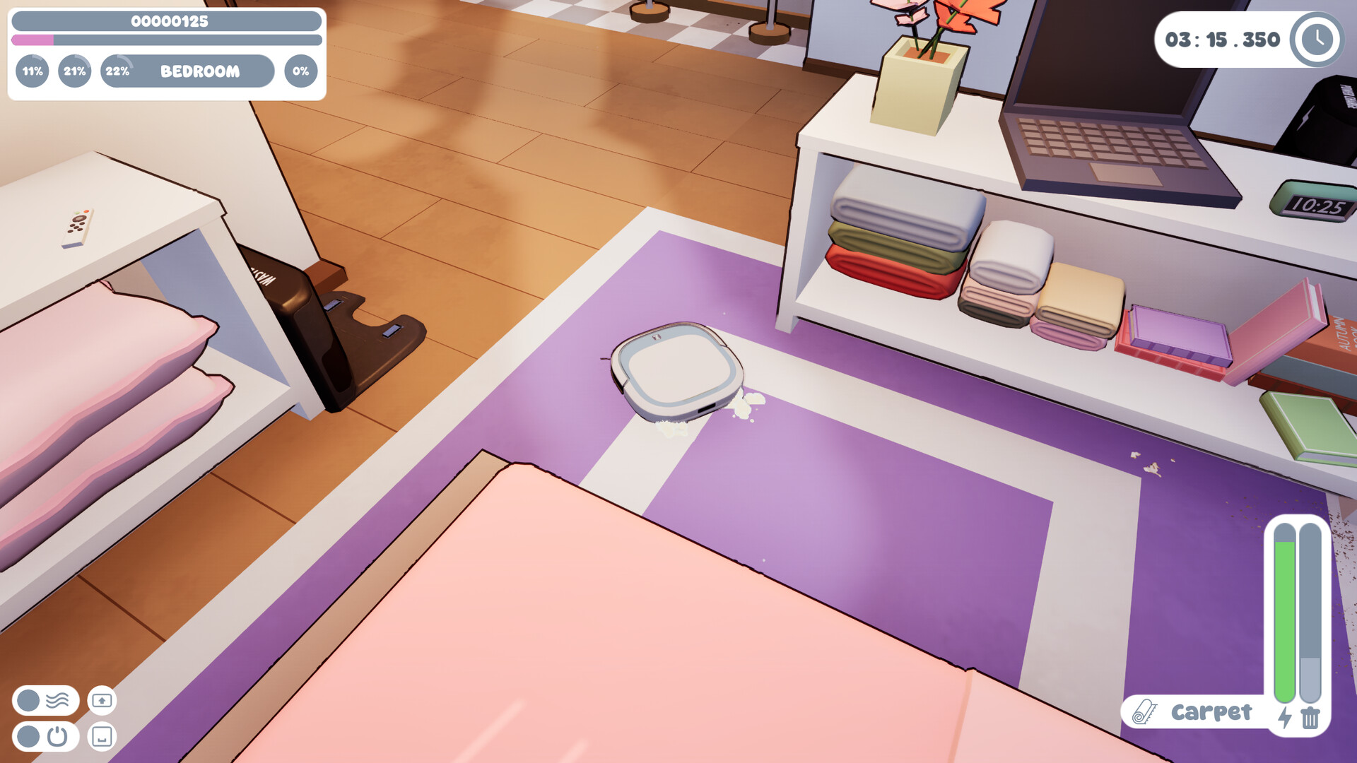 VacuuBot: Home Cleaning Simulator screenshot #6