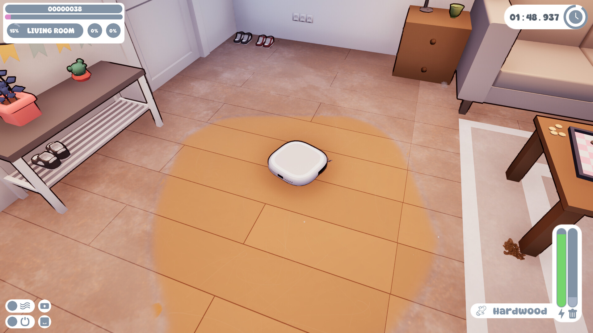 VacuuBot: Home Cleaning Simulator screenshot 1