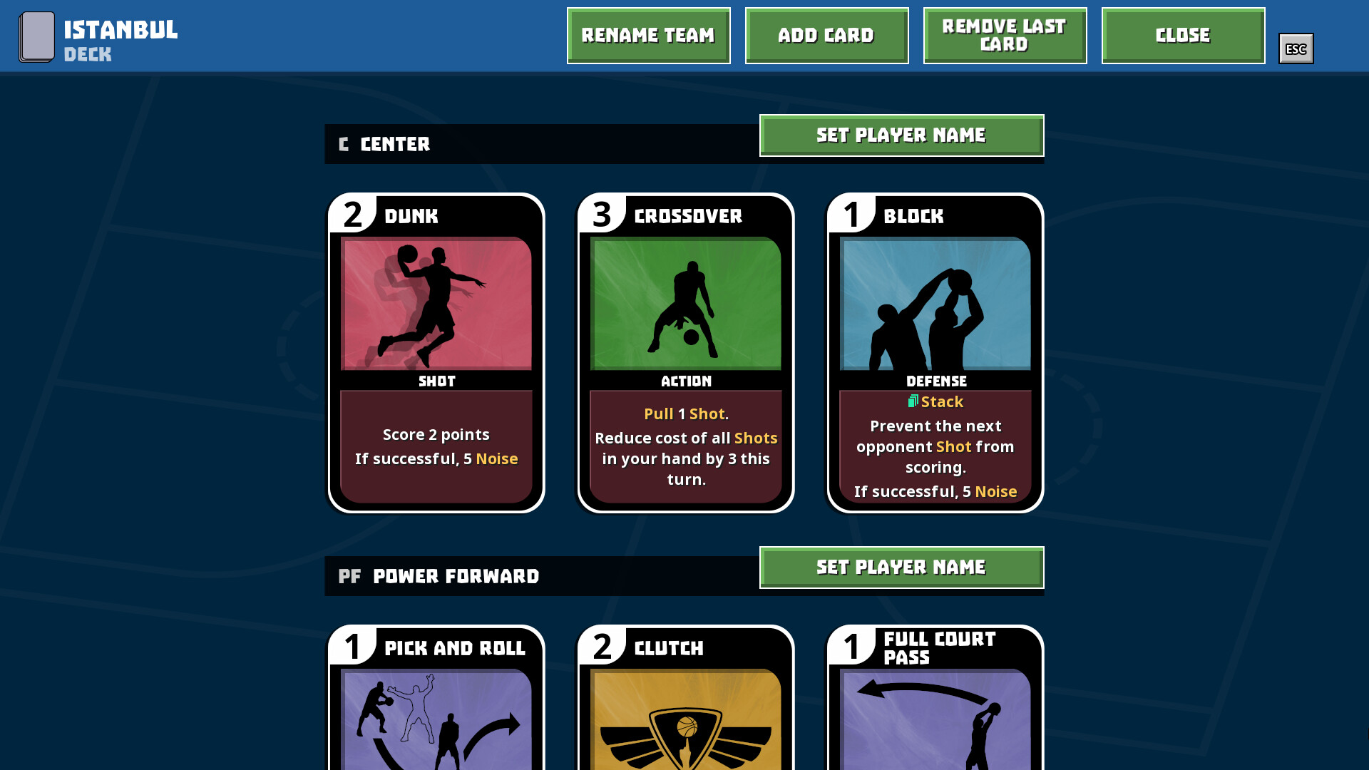 Clutchtime™: Basketball Deckbuilder screenshot #10