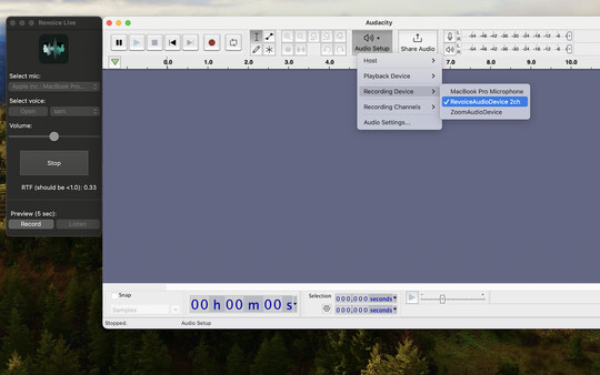 RevoiceLive game for Linux 1