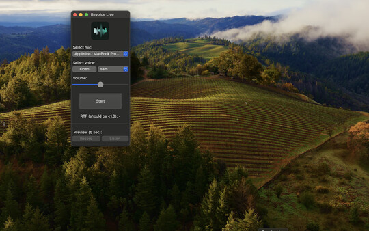 Скриншот из RevoiceLive