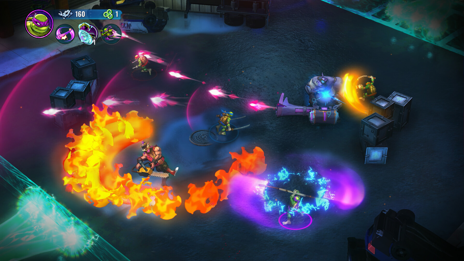 Screenshot de Teenage Mutant Ninja Turtles: Splintered Fate