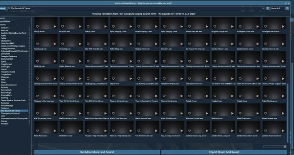 GameGuru MAX Horror Booster Pack - The Sounds of Terror
