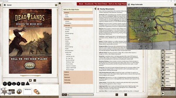 Fantasy Grounds - Deadlands: the Weird West - Hell on the High Plains for steam