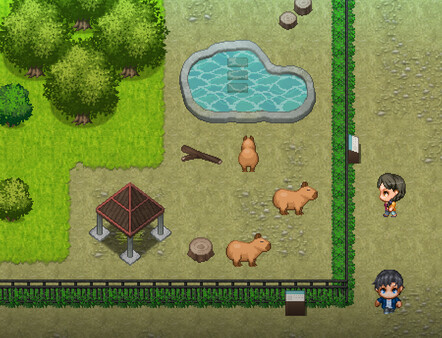 RPG Maker MZ - SERIALGAMES LivingGoodCity Tileset - Small Zoo Set