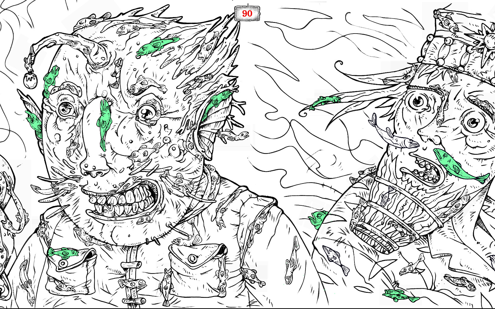 100 hidden Cthulhu fish screenshot screenshot 3