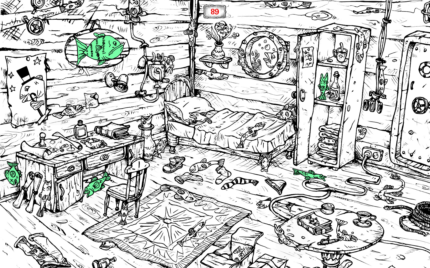 100 hidden Cthulhu fish screenshot #6