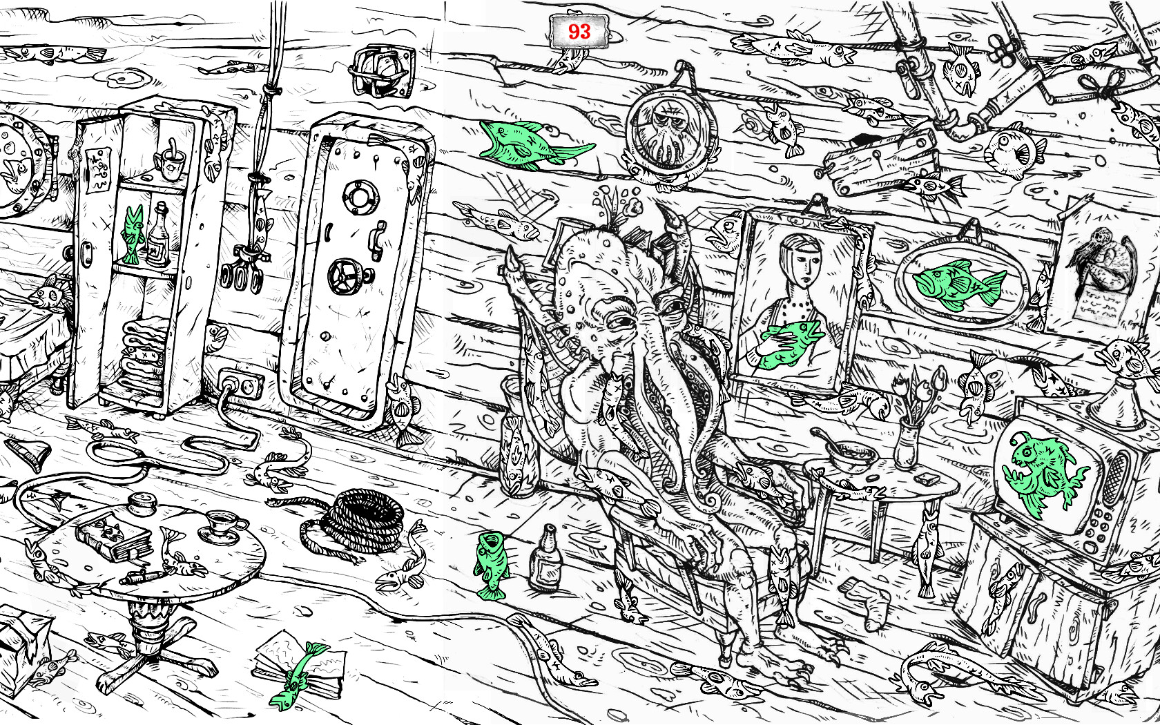 100 hidden Cthulhu fish screenshot #1