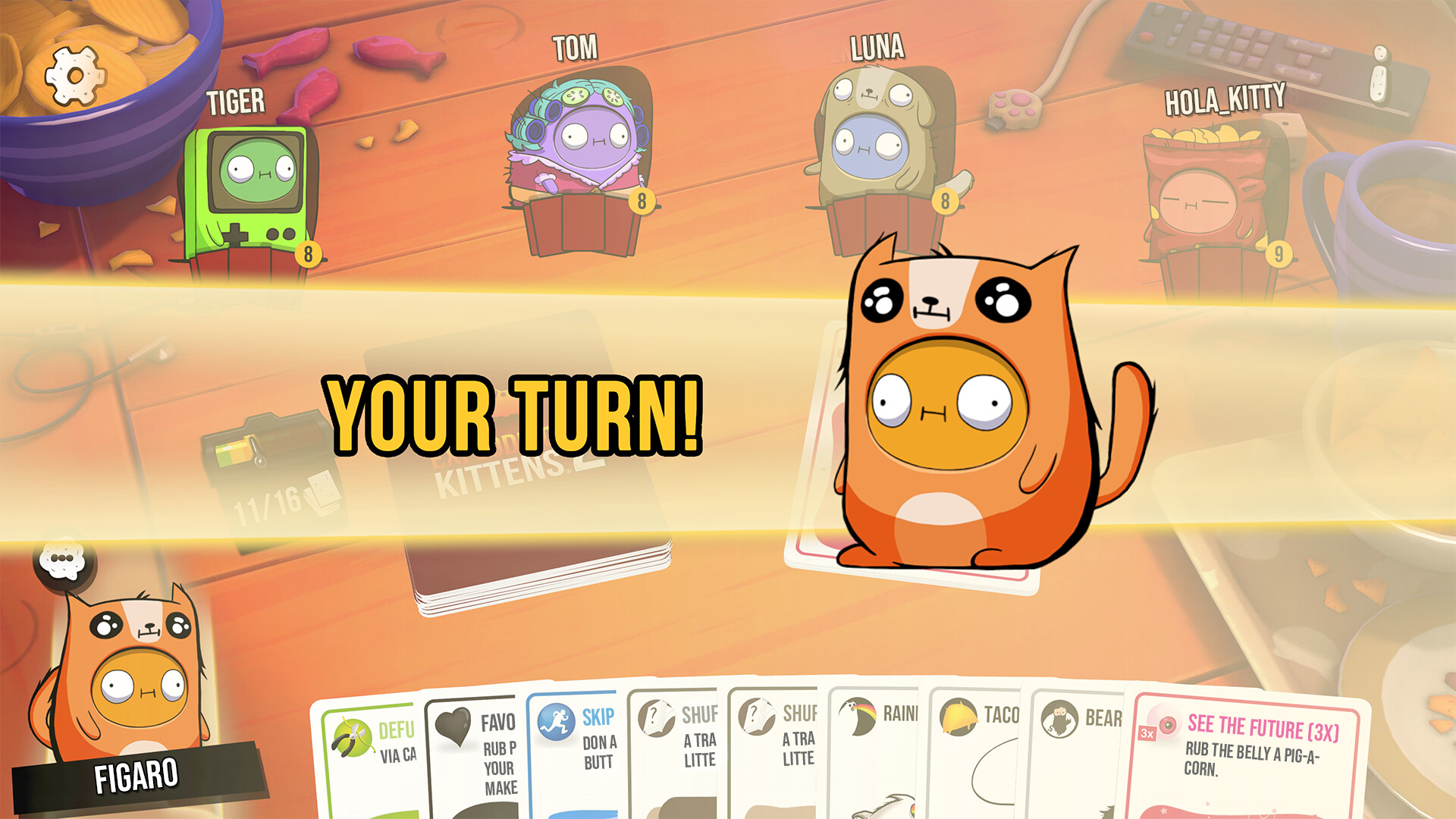 #2. Exploding Kittens® 2 (Steam) 由: Marmalade Game Studio Ltd
