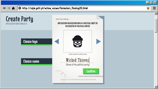 Politics The Game game for windows Pc 1