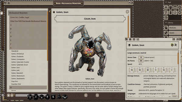 Fantasy Grounds - Mechanical Monsters