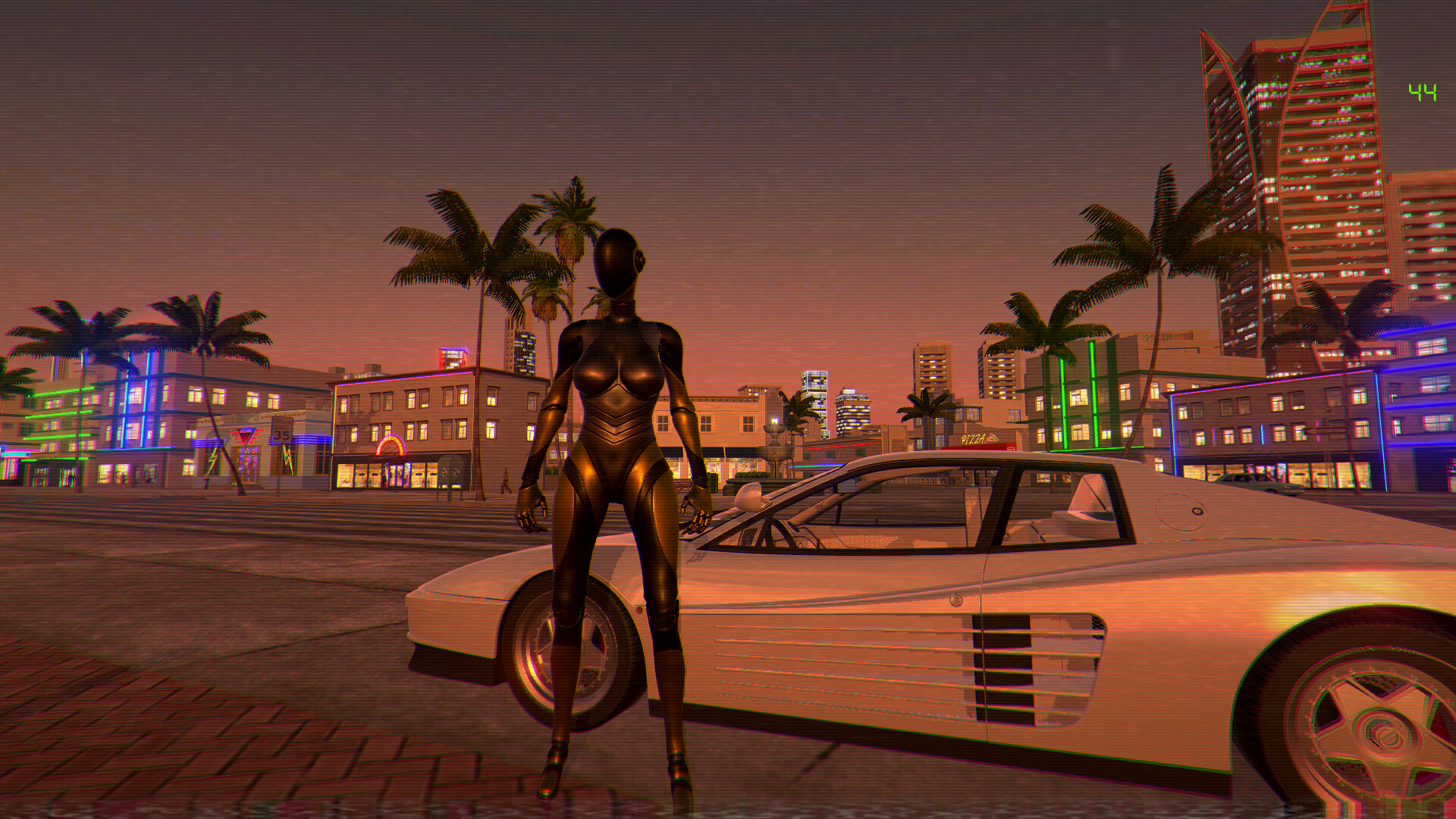 Retrowave World - Supporter Pack Featured Screenshot #1