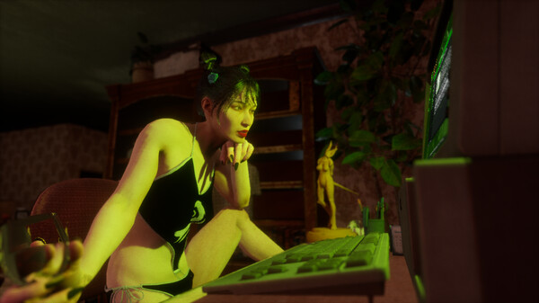 Screenshot of Nymphomaniac - Sex Addict gameplay showing in-action mechanics