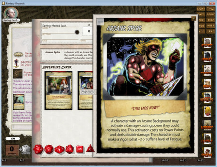 Fantasy Grounds - Savage Worlds Adventure Deck