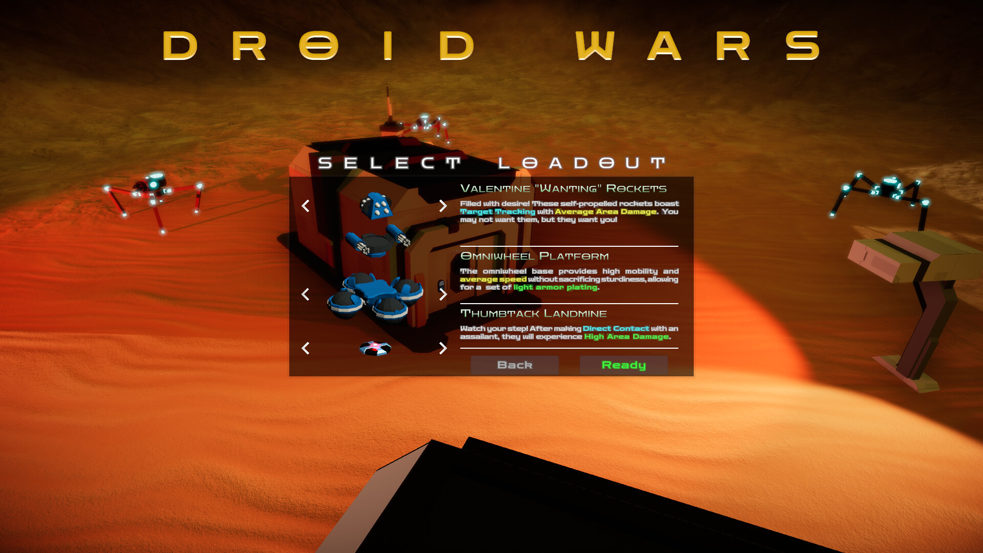 Droid Wars screenshot #2