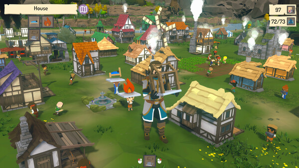 Screenshot of Corbel gameplay showing in-action mechanics