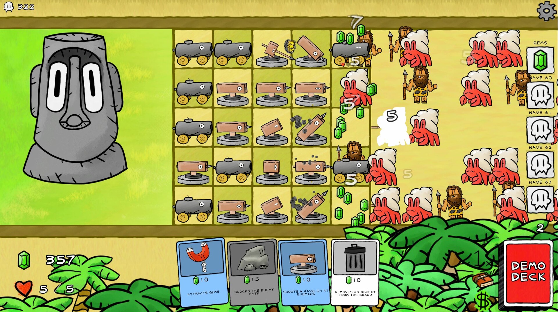 #4. Deck of Defense (Steam) 由: Midnight Shores