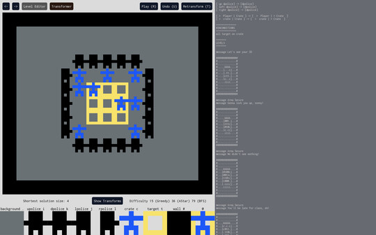 Скриншот из PuzzleScriptMIS