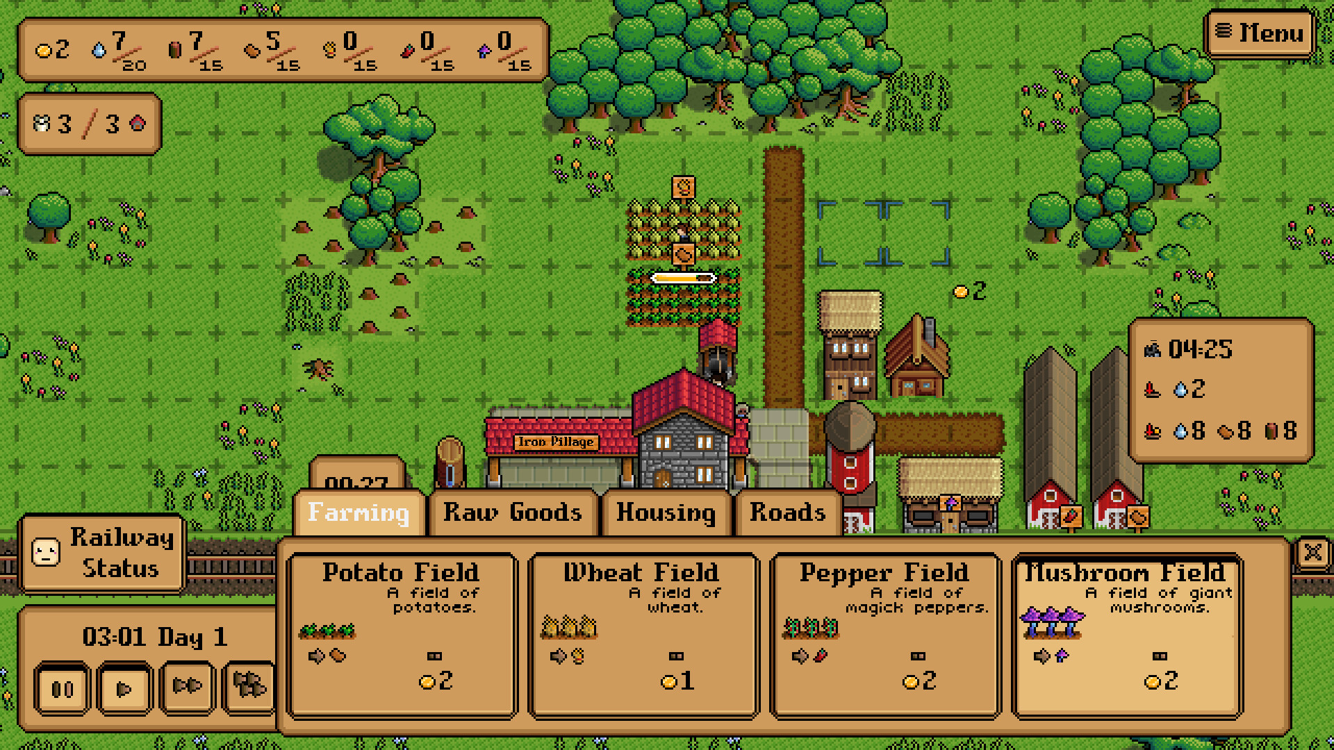 Iron Village gameplay screenshot 2