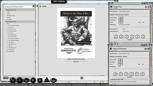Fantasy Grounds - Demon in the Mine of Fire