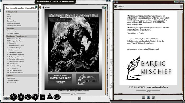 Fantasy Grounds - Mind Fungus Tigers of the Wayward Moon