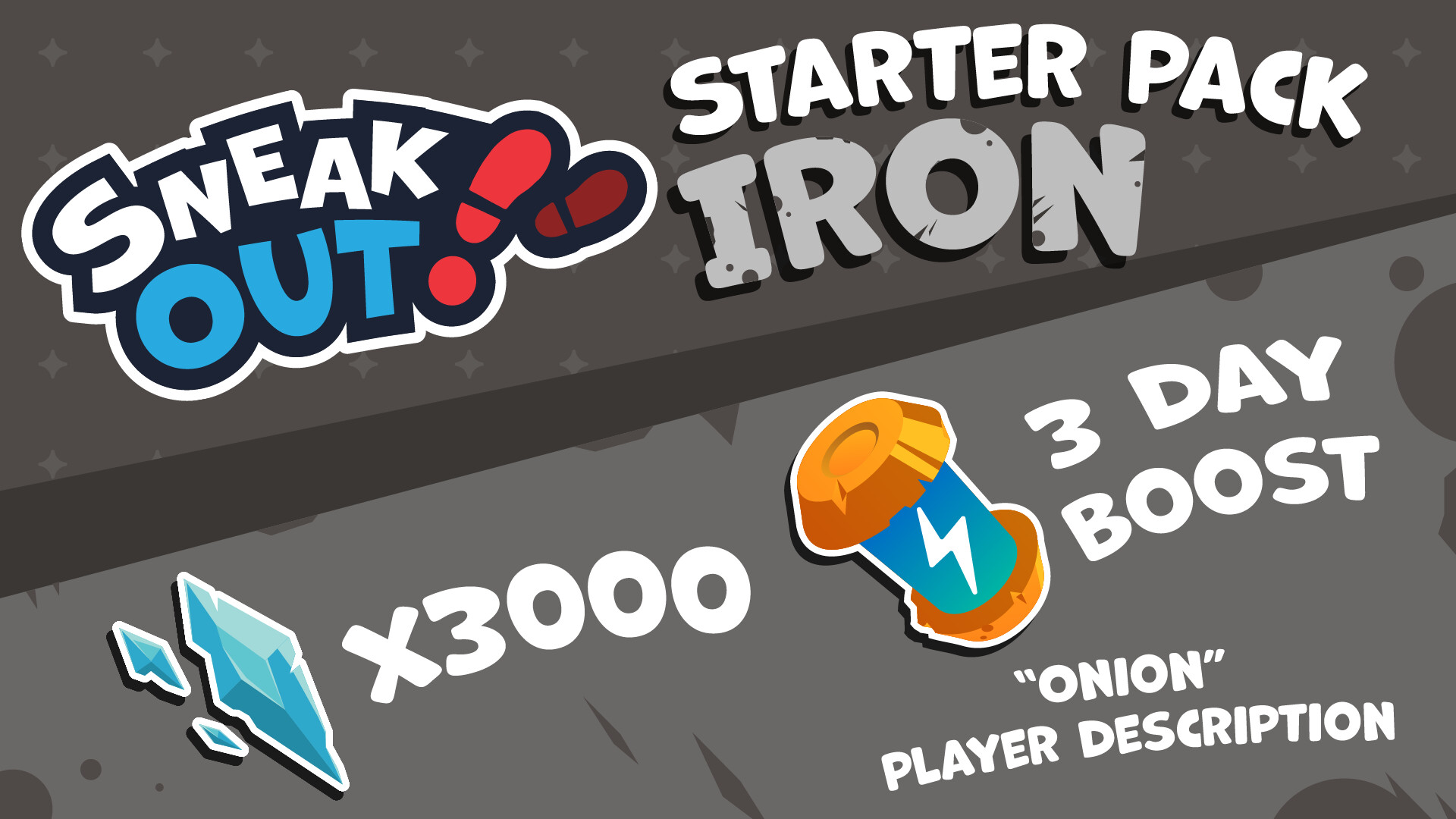 Сэкономьте 15% при покупке Sneak Out - Starter Pack Iron в Steam