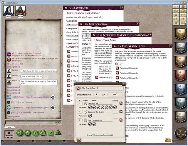 Fantasy Grounds - 4E: Lands of Darkness #2: Cesspools of Arnac screenshot 1
