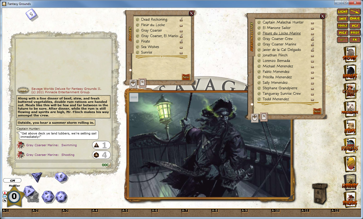 Fantasy Grounds - SW: Savage Tales #1: Privateer's Bounty! Featured Screenshot #1