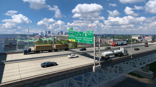 American Truck Simulator - Louisiana — скриншот 1