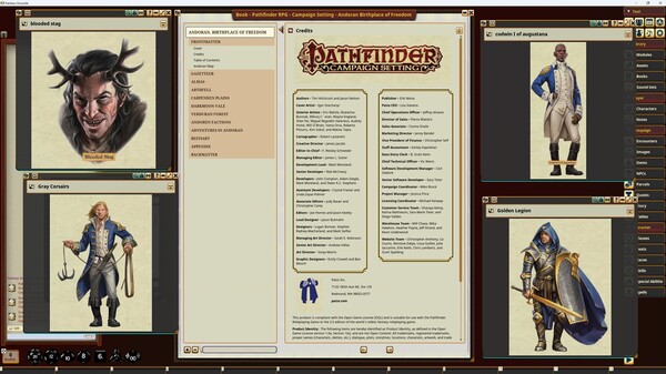 Fantasy Grounds - Pathfinder RPG - Campaign Setting: Andoran, Birthplace of Freedom